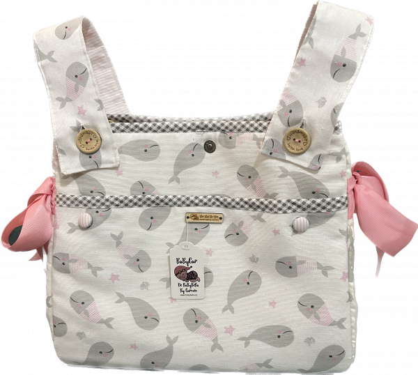 CONJUNTO BOLSO Y COLCHONETA BALLENITA DE BABYCAR