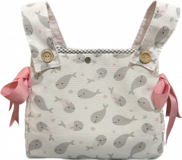 CONJUNTO BOLSO Y COLCHONETA BALLENITA DE BABYCAR