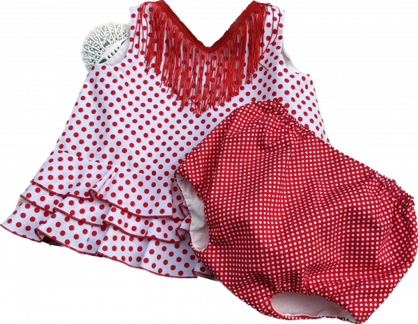 VESTIDO DE GITANA PALOMA DE BABYFERIA