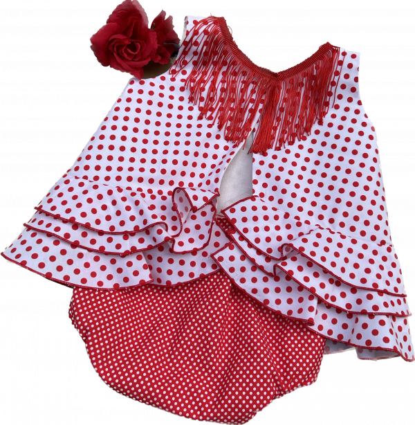 VESTIDO DE GITANA PALOMA DE BABYFERIA