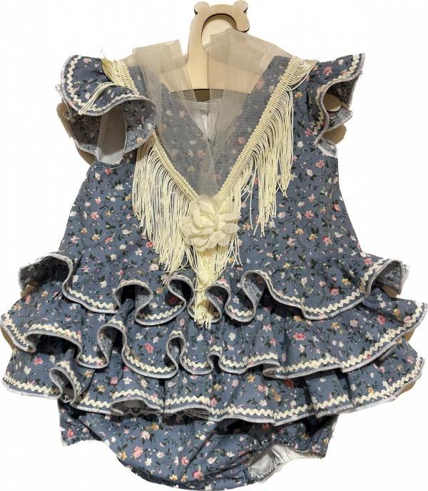 VESTIDO DE GITANA ALHUCEMA DE BABYFERIA