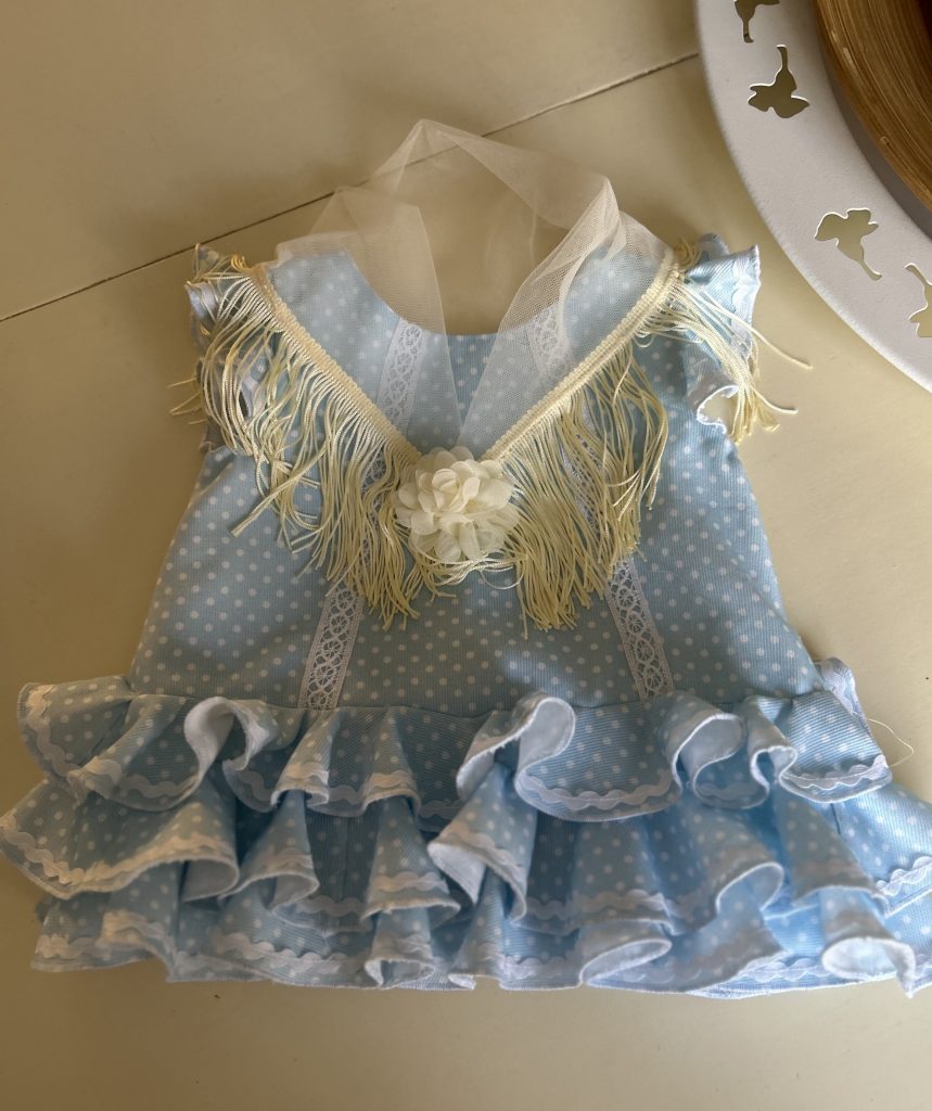 VESTIDO DE GITANA MODELO CIELO DE BABYFERIA