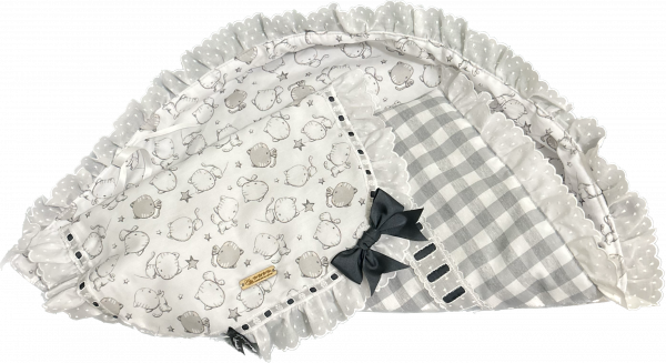 EDREDÓN CON SACO CAPAZO PROVENZA DE BABYCAR. 4 PIEZAS