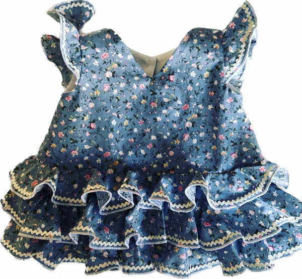 VESTIDO DE GITANA ALHUCEMA DE BABYFERIA