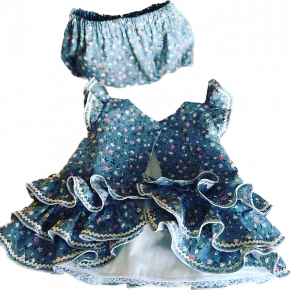 VESTIDO DE GITANA ALHUCEMA DE BABYFERIA