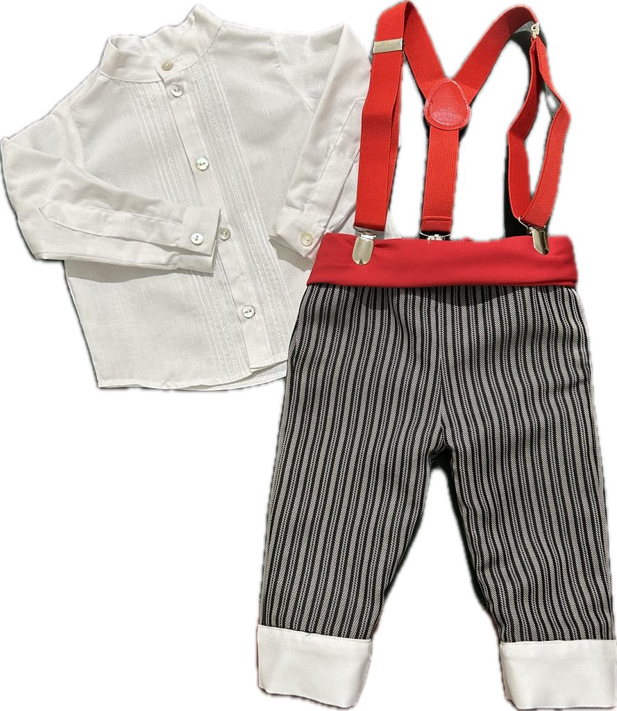 TRAJE  CORTO NIÑO