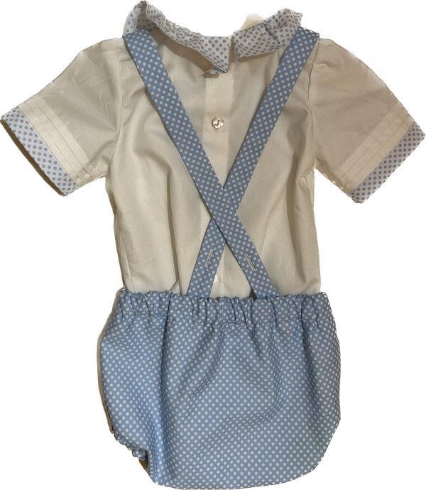 CONJUNTO DE PELELE Y BLUSA DE FLAMENCO