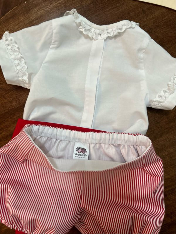 TRAJE DE CORTO CLÁSICO ROJO