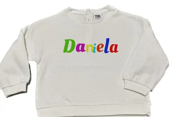 SUDADERA BLANCA CUMPLEAÑOS DE BABYPARTY