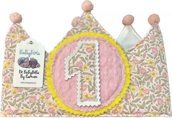 CORONA TULIPANES ROSAS DE BABYPARTY