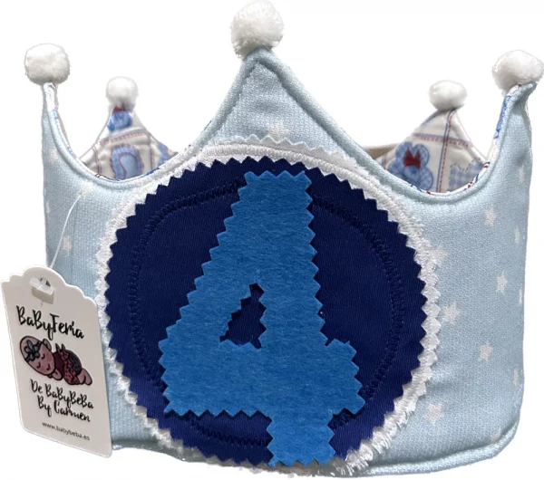 CORONA CUMPLEAÑOS OSOS Y ESTRELLAS DE BABYPARTY