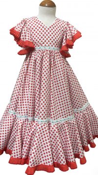 VESTIDO DE GITANA CORAL DE BABYFERIA
