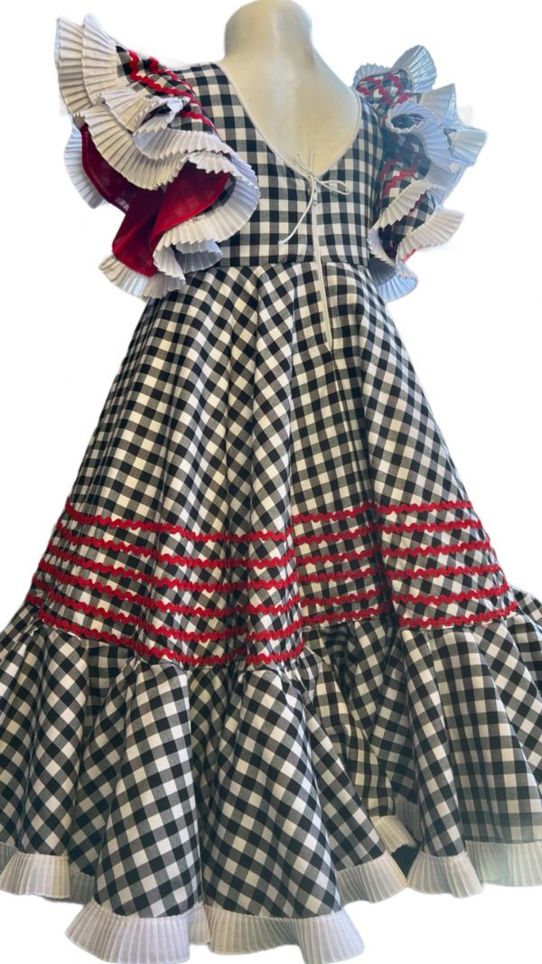 VESTIDO DE GITANA CASTAÑUELAS DE BABYFERIA
